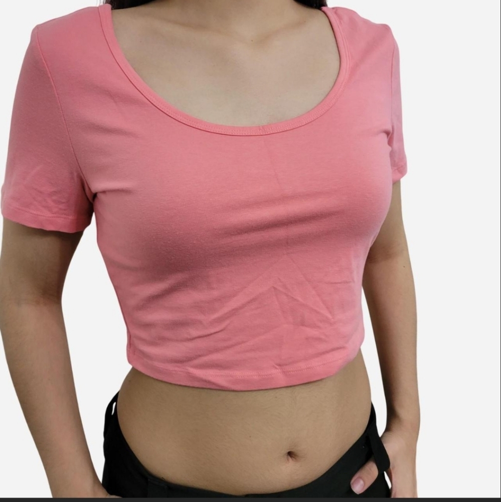 Forever 21 Coral Crop Top